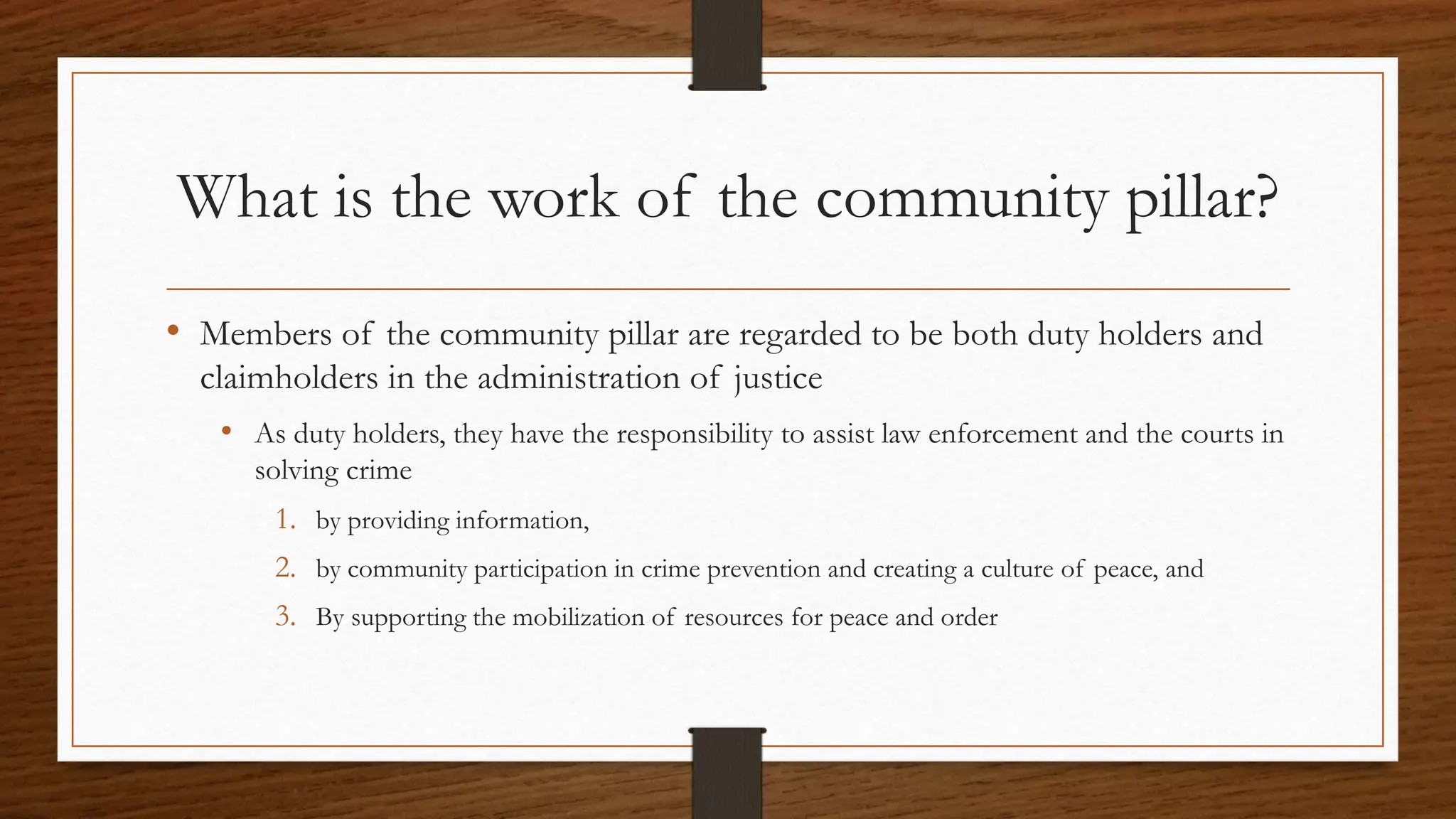 The 5 Pillars Of Criminal Justice System pptx The 5 pillars of criminal justice system pptx
