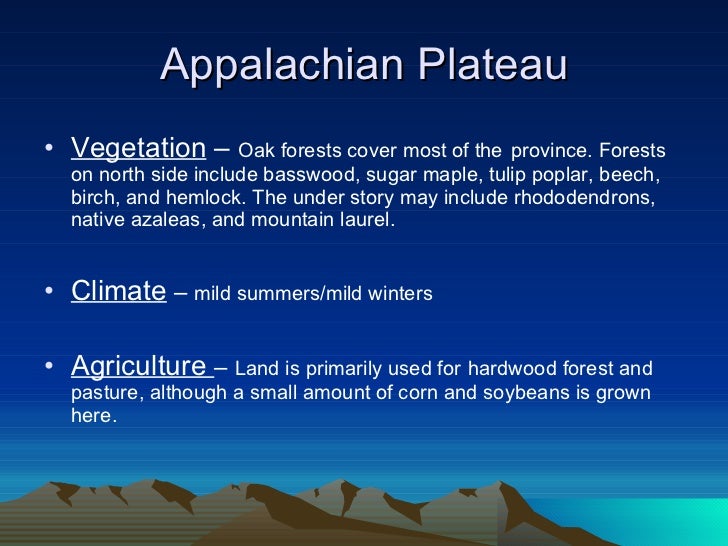 What Are The Natural Resources Of The Appalachian Plateau What Are The Natural Resources Of The Appalachian Plateau