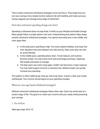 Retirement Withdrawal Example The 5 Retirement Withdrawal Strategies That Make Your Money Last .pdf