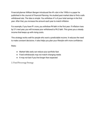 Retirement Withdrawal Example The 5 Retirement Withdrawal Strategies That Make Your Money Last .pdf