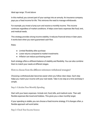 Retirement Withdrawal Example The 5 Retirement Withdrawal Strategies That Make Your Money Last .pdf