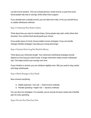 Retirement Withdrawal Example The 5 Retirement Withdrawal Strategies That Make Your Money Last .pdf