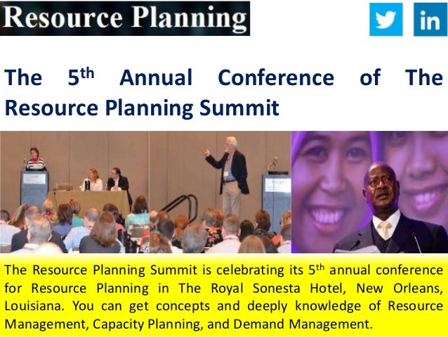 The 5th Annual Conference of Resource Planning Summit