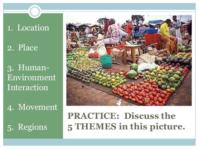 5 themes of geography region
