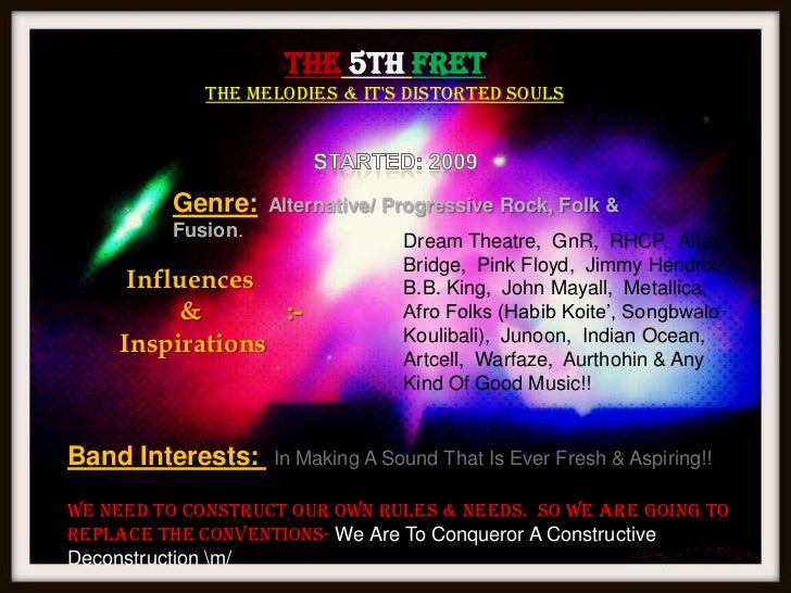 The 5th Fret (Band Profile)