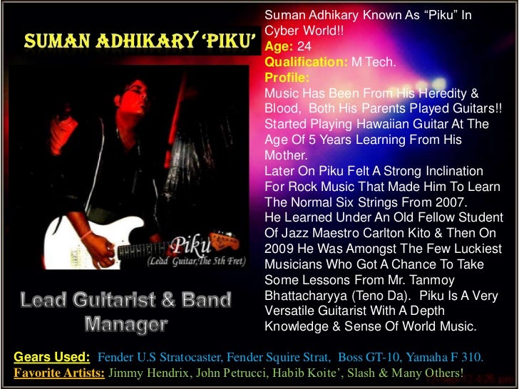 The 5th Fret (Band Profile)