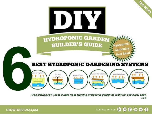 The 6 most popular hydroponic gardening systems