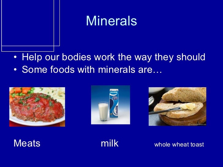 the 6 nutrients 6 nutrients