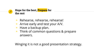 The 6 P's of Giving a Good Presentation | PDF