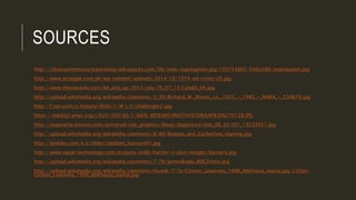 SOURCES
http://silsasupremecourtcasesbday.wikispaces.com/file/view/segregation.jpg/103754865/540x288/segregation.jpg
http://www.struggle.com.pk/wp-content/uploads/2014/10/1974-oil-crisis-US.jpg
http://www.thevoiceslu.com/let_and_op/2013/july/25_07_13/LandO_04.jpg
http://upload.wikimedia.org/wikipedia/commons/3/39/Richard_M._Nixon,_ca._1935_-_1982_-_NARA_-_530679.jpg
http://f.tqn.com/y/history1900s/1/W/j/V/challenger2.jpg
https://media2.wnyc.org/i/620/350/80/1/AIDS-RESEARCHNOTHYSTERIAAP8306270128.JPG
http://inapcache.boston.com/universal/site_graphics/blogs/bigpicture/tian_06_05/t01_19233951.jpg
http://upload.wikimedia.org/wikipedia/commons/8/8d/Reagan_and_Gorbachev_signing.jpg
http://looklex.com/e.o/slides/saddam_hussein01.jpg
http://www.naval-technology.com/projects/av8b-harrier-ii-plus/images/harrier4.jpg
http://upload.wikimedia.org/wikipedia/commons/7/7b/JamesBrady_BillClinton.jpg
http://upload.wikimedia.org/wikipedia/commons/thumb/7/7a/Clinton_Lewinsky_1998_Abkhazia_stamp.jpg/220px-
Clinton_Lewinsky_1998_Abkhazia_stamp.jpg
 