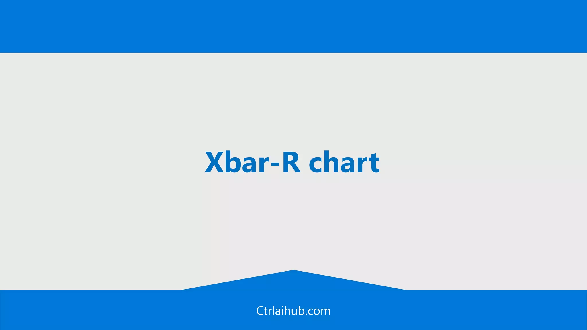 Ctrlaihub.com
Xbar-R chart
 
