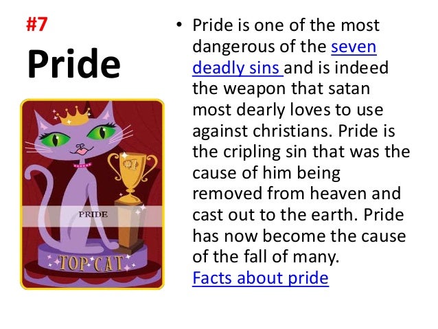 Capital Sins And Opposing Virtues