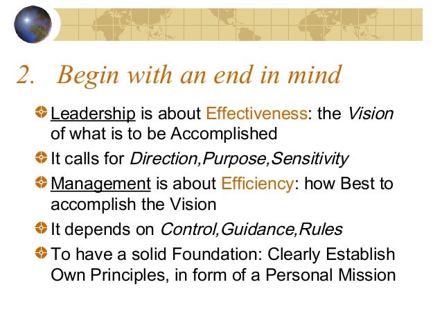 A Summary The 7 Habits Of Highly Effective People Stephen Covey
