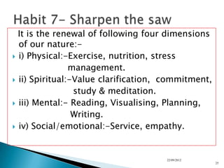 The 7 habits of highly effective people slideshare-31-10-2010