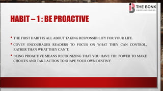 The 7 Habits of Highly Effective People