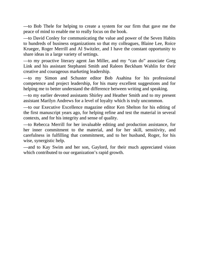 The 7 habits of highly effective people powerful lessons in personal ...