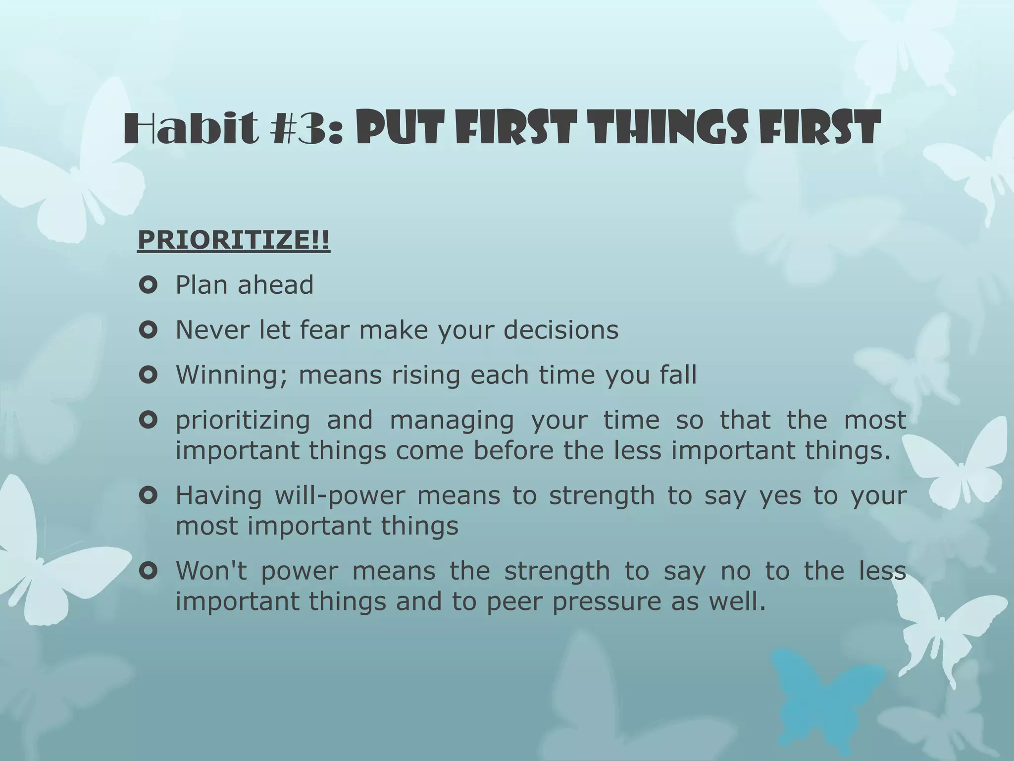 The 7 habits of highly effective teens | PPTX