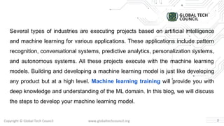 The 7 Key Steps To Build Your Machine Learning Model | PPT