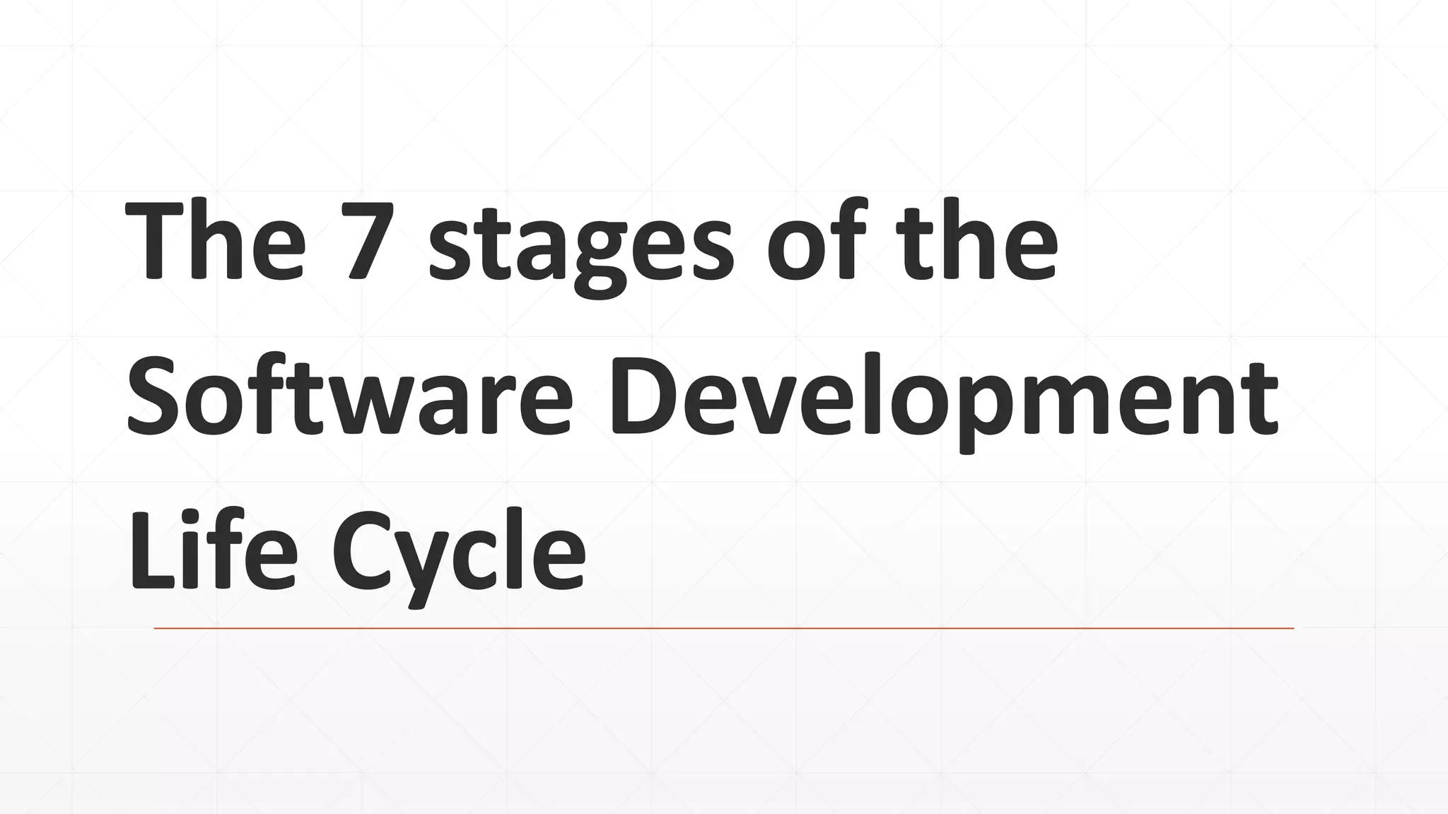 The 7 stages of the Software Development Life Cycle | PPTX | Operating ...