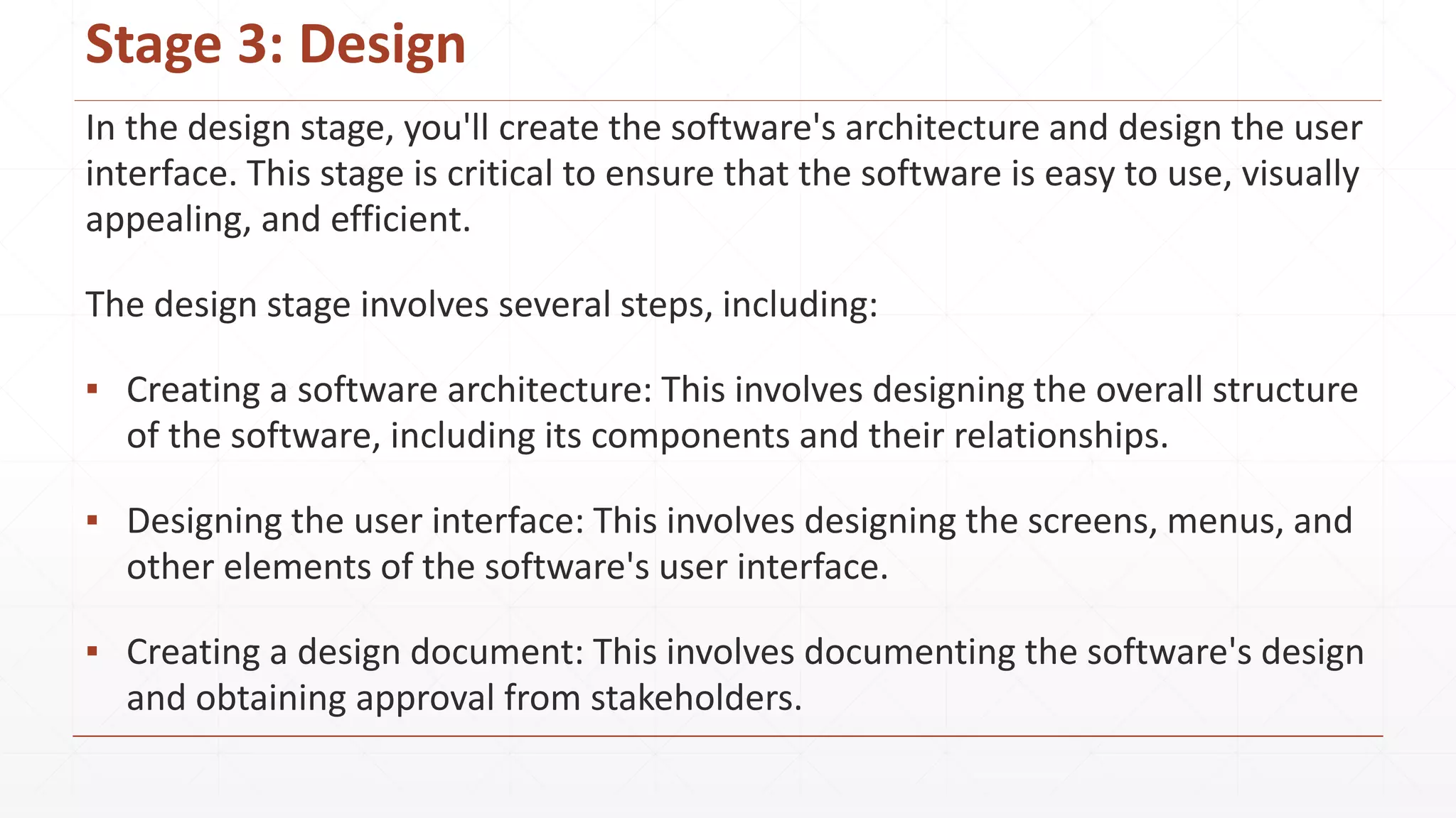 The 7 stages of the Software Development Life Cycle | PPTX | Operating ...