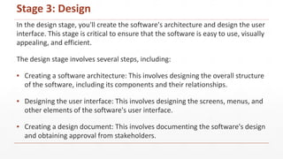 The 7 stages of the Software Development Life Cycle | PPTX | Operating ...