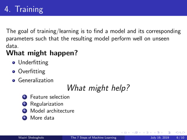 The 7 Steps Of Machine Learning Ppt The 7 Steps Of Machine Learning Ppt