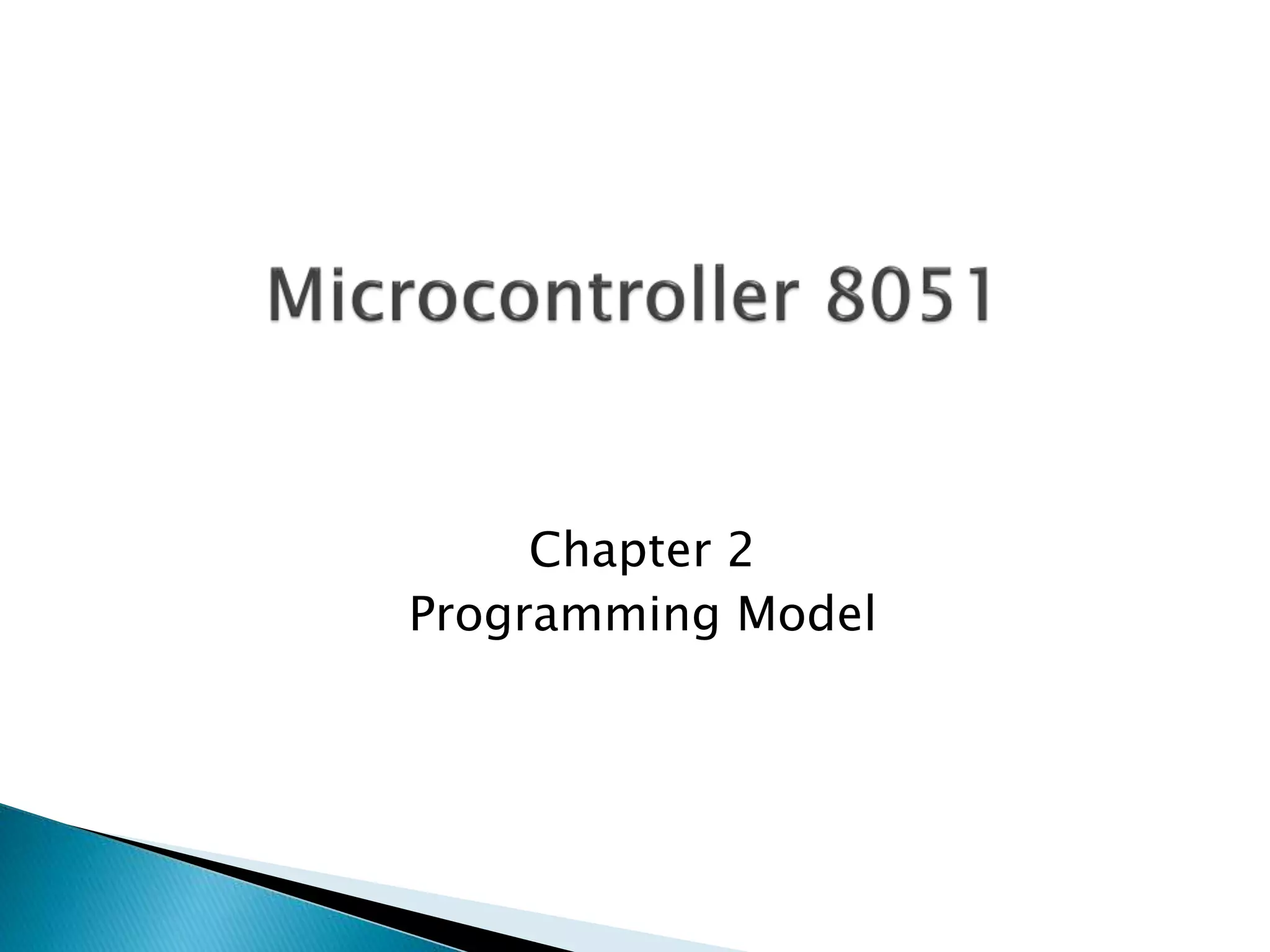 The 8051 microcontroller | PPT
