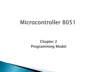 The 8051 microcontroller | PPT