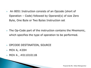The 8051 microcontroller | PPT