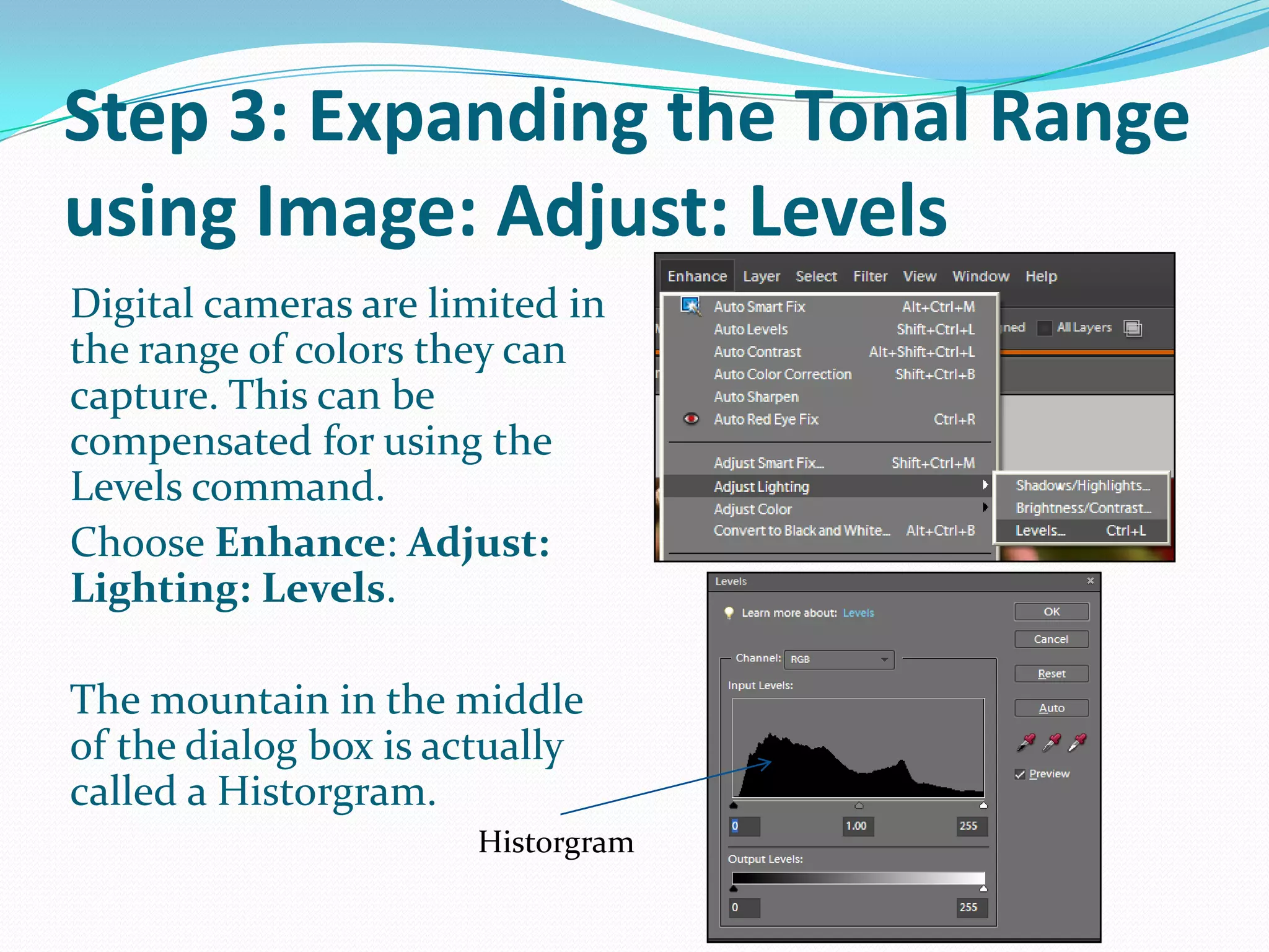To accept the changes click the green check mark at the bottom right.Step 2: Fix Flaws using the Clone Stamp ToolThe Clone Stamp tool lets you fix flaws in an image by painting over them with samples drawn from other areas of the image.Step 1: Choose the Clone Stamp Tool from the Toolbar.