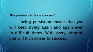 THE 8 CHARACTERISTICS OF A STRONG INNOVATION PROGRAM (HIGHLIGHTING THE PERSISTENCE AND ...