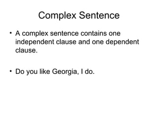 The 8 types of sentences | PPT