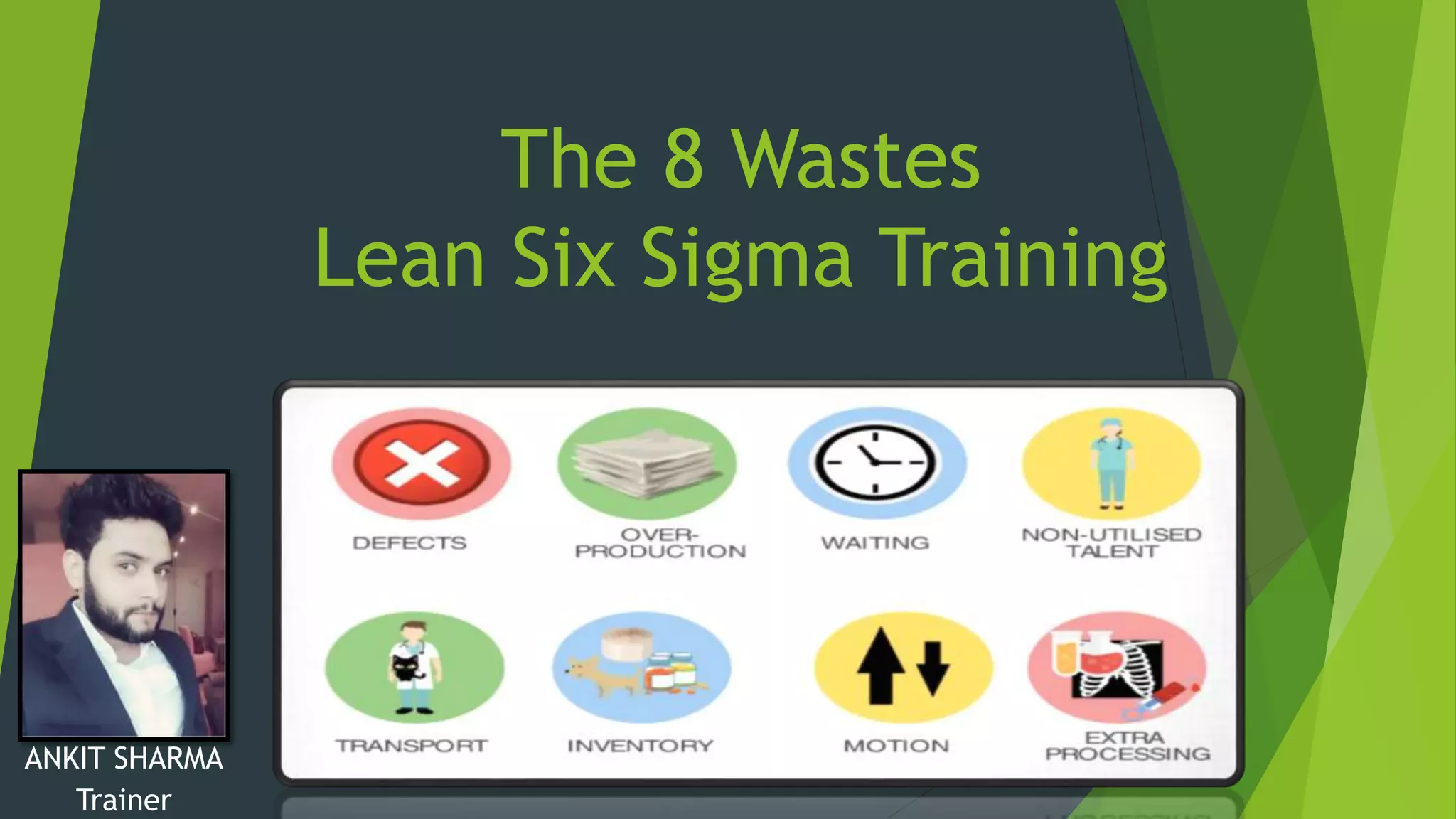 The 8 waste in Lean Manufacturing - Lean Six Sigma Training | PPTX