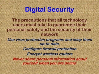 The 9 elements of digital citizenship | PPTX