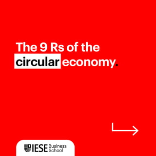 The 9Rs of the circular economy