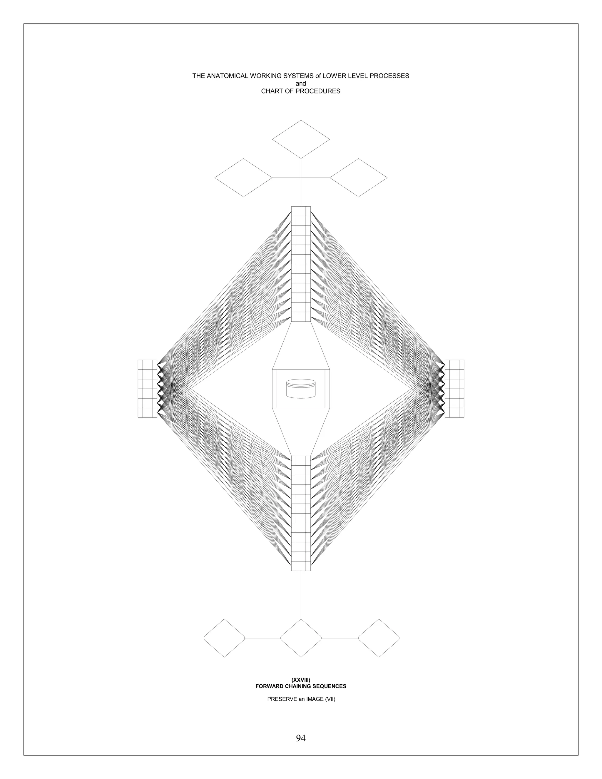 94
THE ANATOMICAL WORKING SYSTEMS of LOWER LEVEL PROCESSES
and
CHART OF PROCEDURES
(XXVIII)
FORWARD CHAINING SEQUENCES
PRESERVE an IMAGE (VII)
 