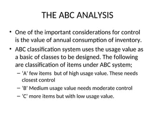 Comprehensive Guide to ABC Analysis for Inventory Management and ...