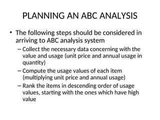 Comprehensive Guide to ABC Analysis for Inventory Management and ...