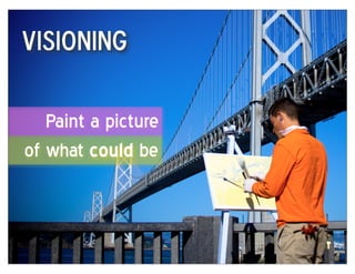 Visioning

   Paint a picture
of what could be
 
