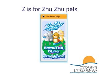 Z is for Zhu Zhu pets 