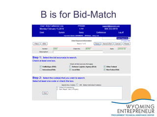 B is for Bid-Match 
