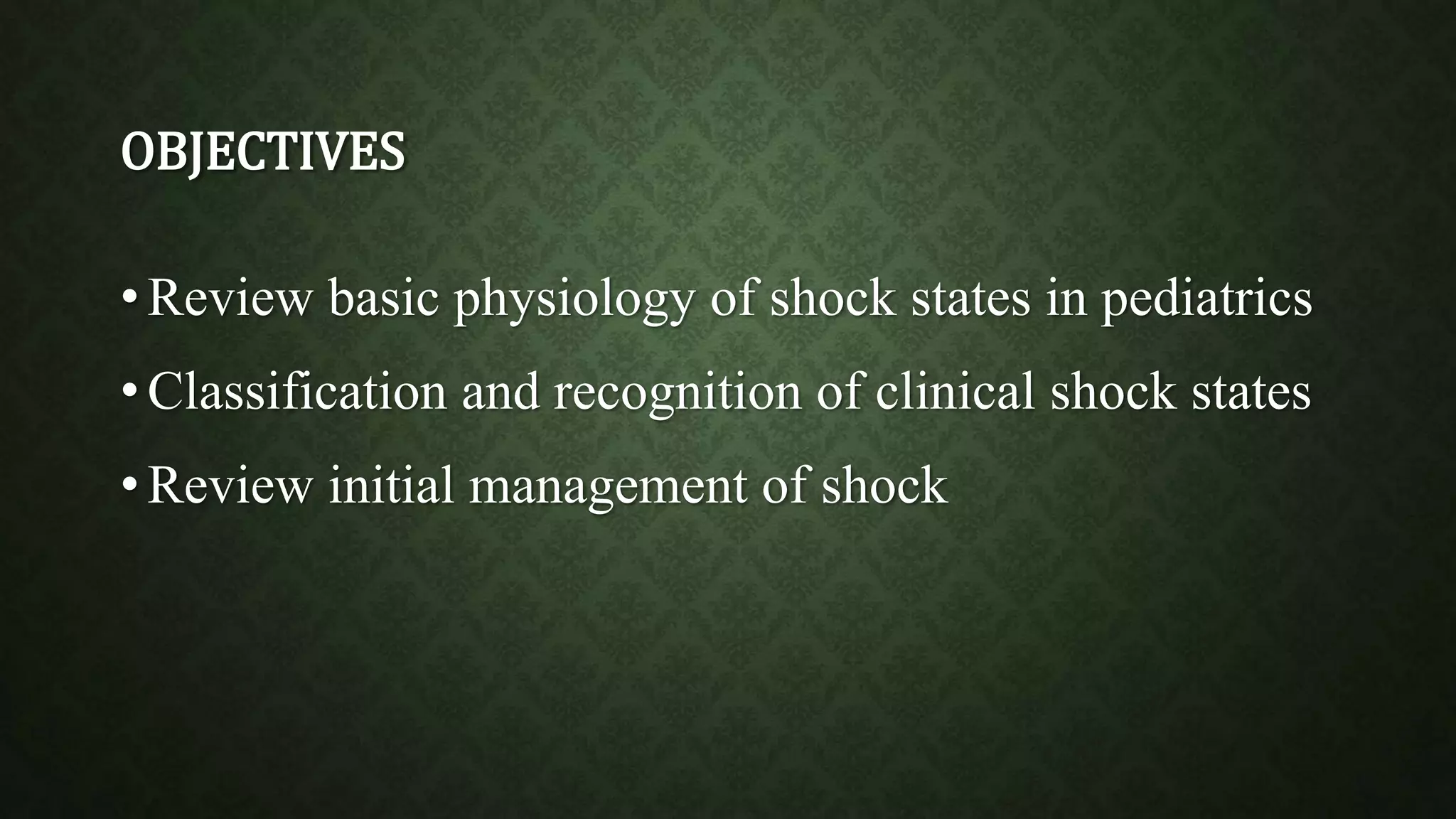 The ABCs of shock | PPTX