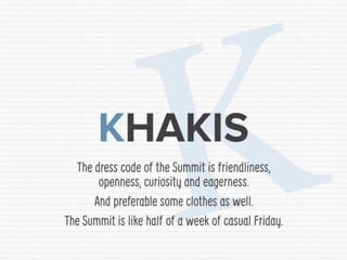 The ABC of the Presentation Summit