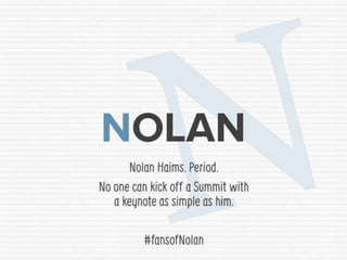 The ABC of the Presentation Summit