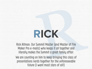 The ABC of the Presentation Summit