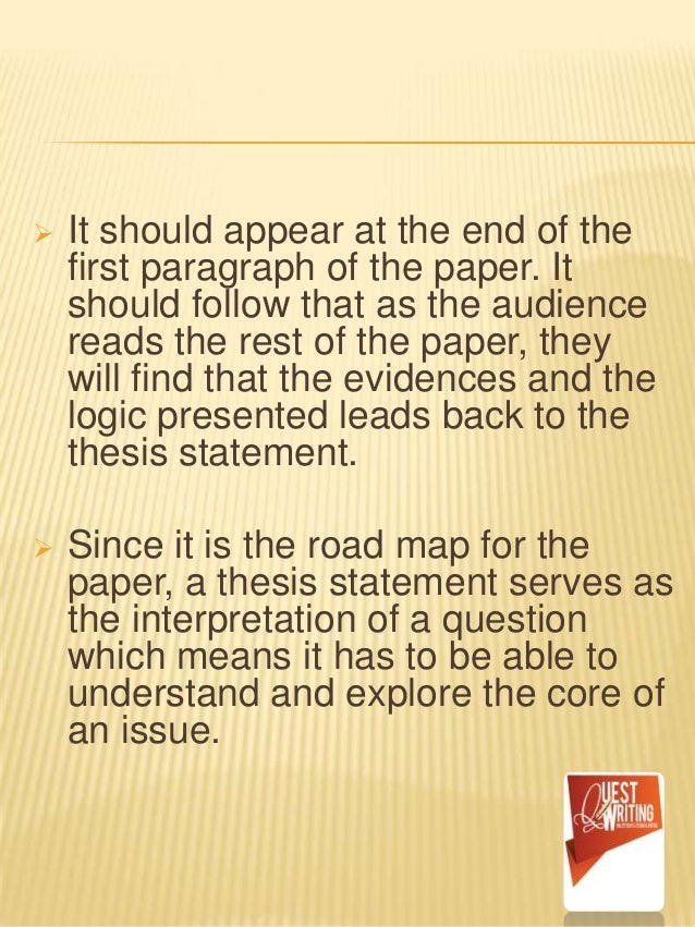 Thesis writing example picture