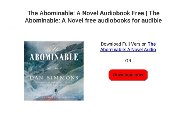 39+ Dan Simmons Abominable Gif