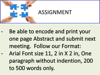 ASSIGNMENT

 