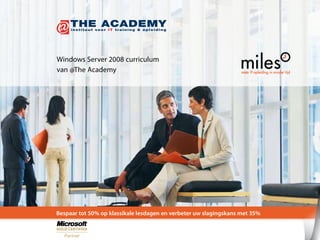 Windows Server 2008 curriculum
van @The Academy




Bespaar tot 50% op klassikale lesdagen en verbeter uw slagingskans met 35%

Bespaar tot 50% aan klassikale lesdagen en verbeter uw slagingskans met 35%
 