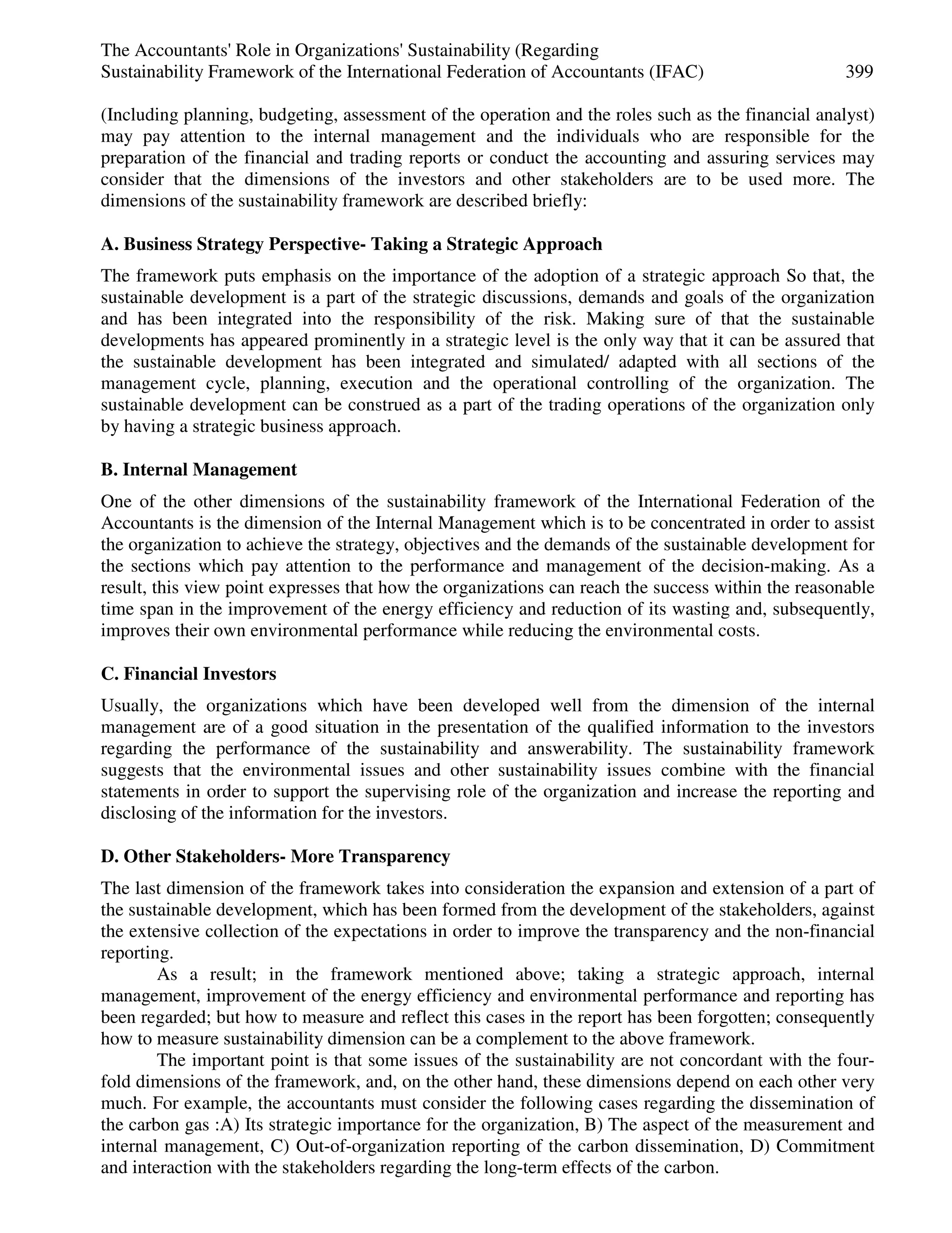 The accountants role in organizations sustainability | PDF